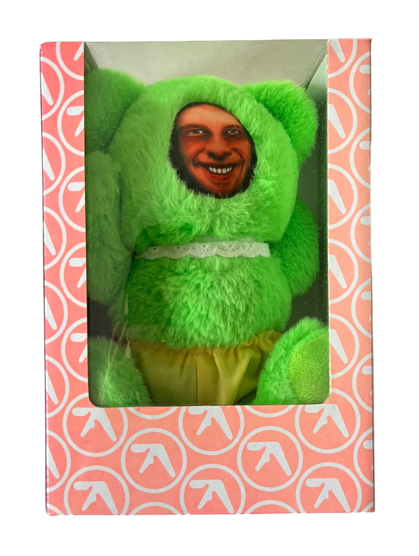 Aphex Twin Donkey Rhubarb Bear Tシャツ XL Aphex Twin Donkey Rhubarb Teddy Bear (Green) – Offbrand Library