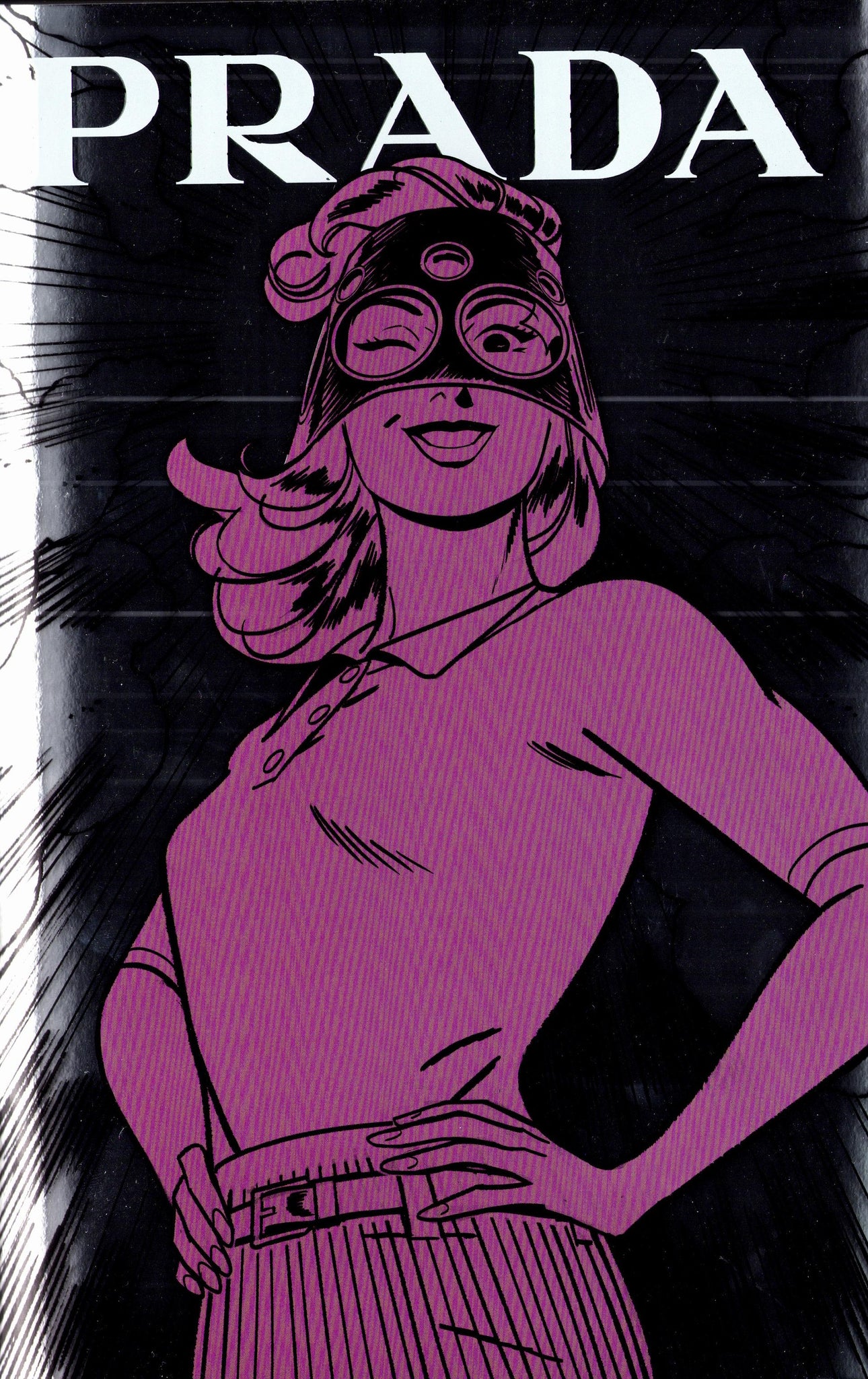 Prada Superhero Comic Book