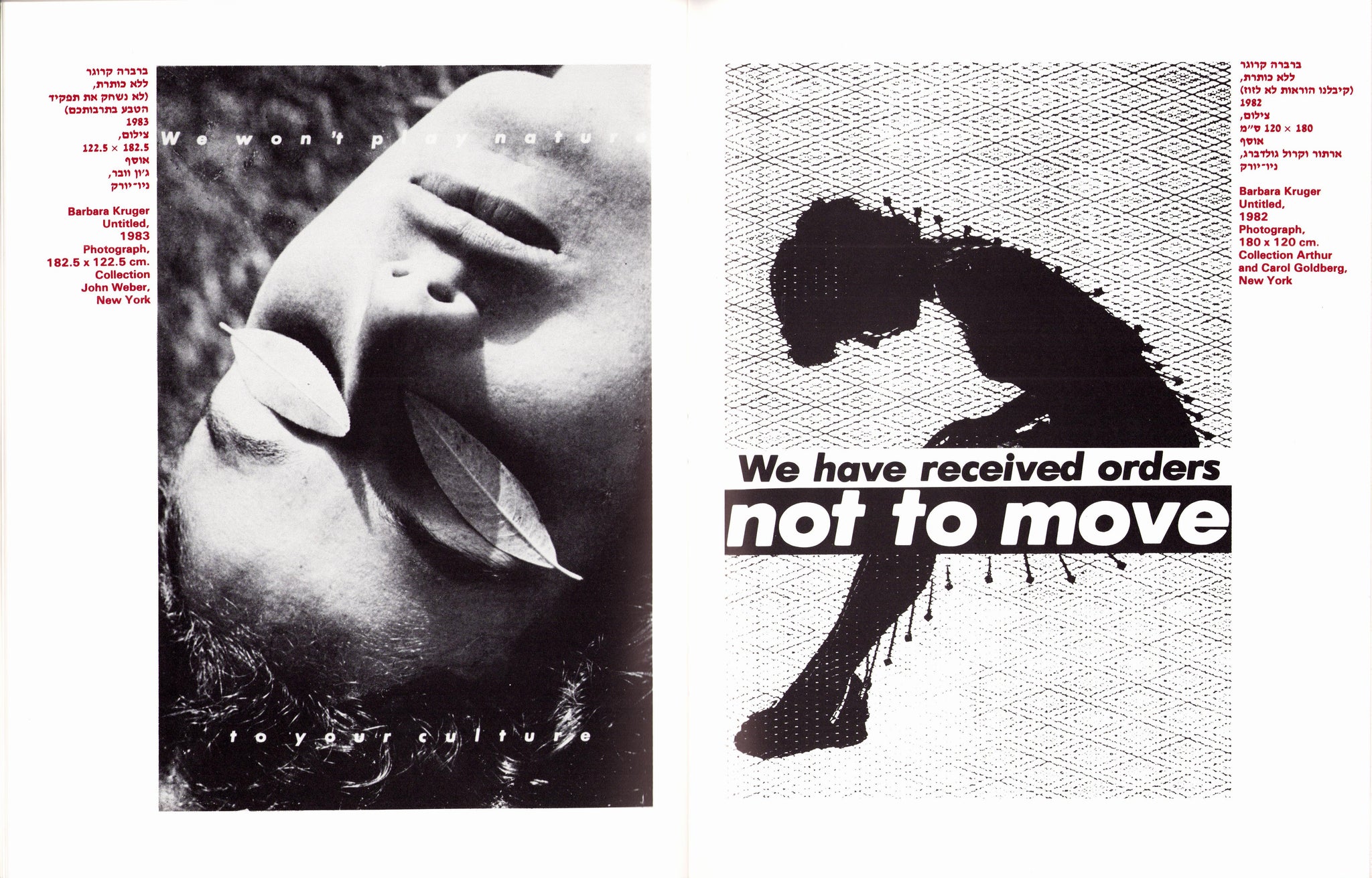 Jenny Holzer & Barbara Kruger