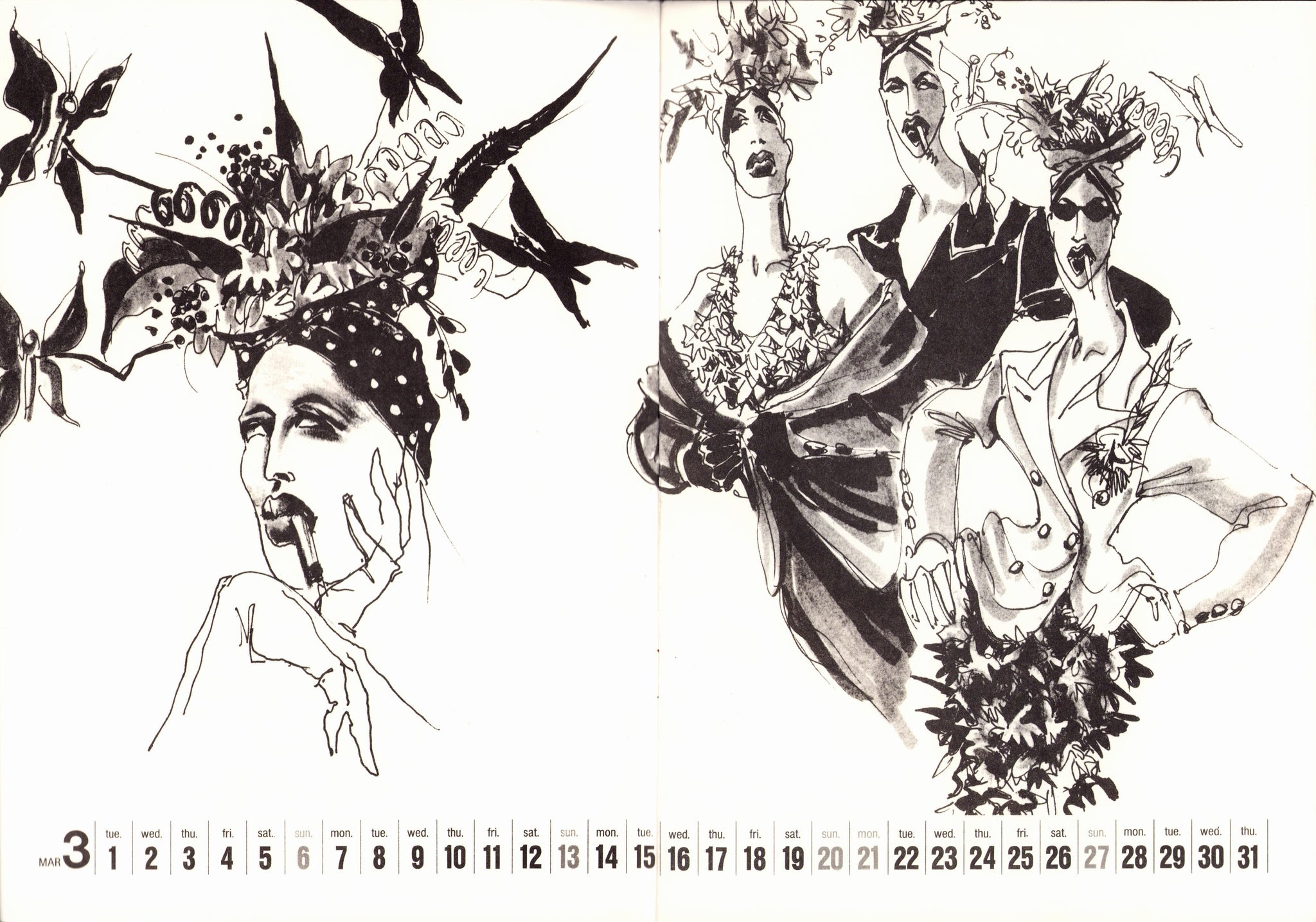 Jean Paul Gaultier - 1988 Calendar