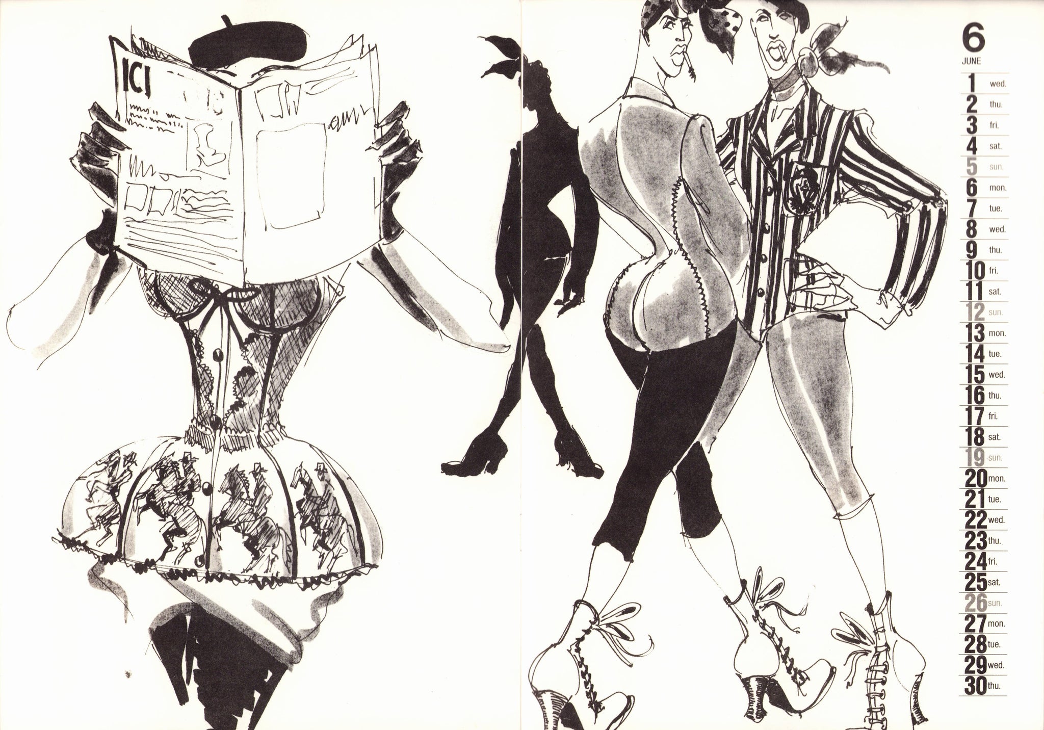 Jean Paul Gaultier - 1988 Calendar