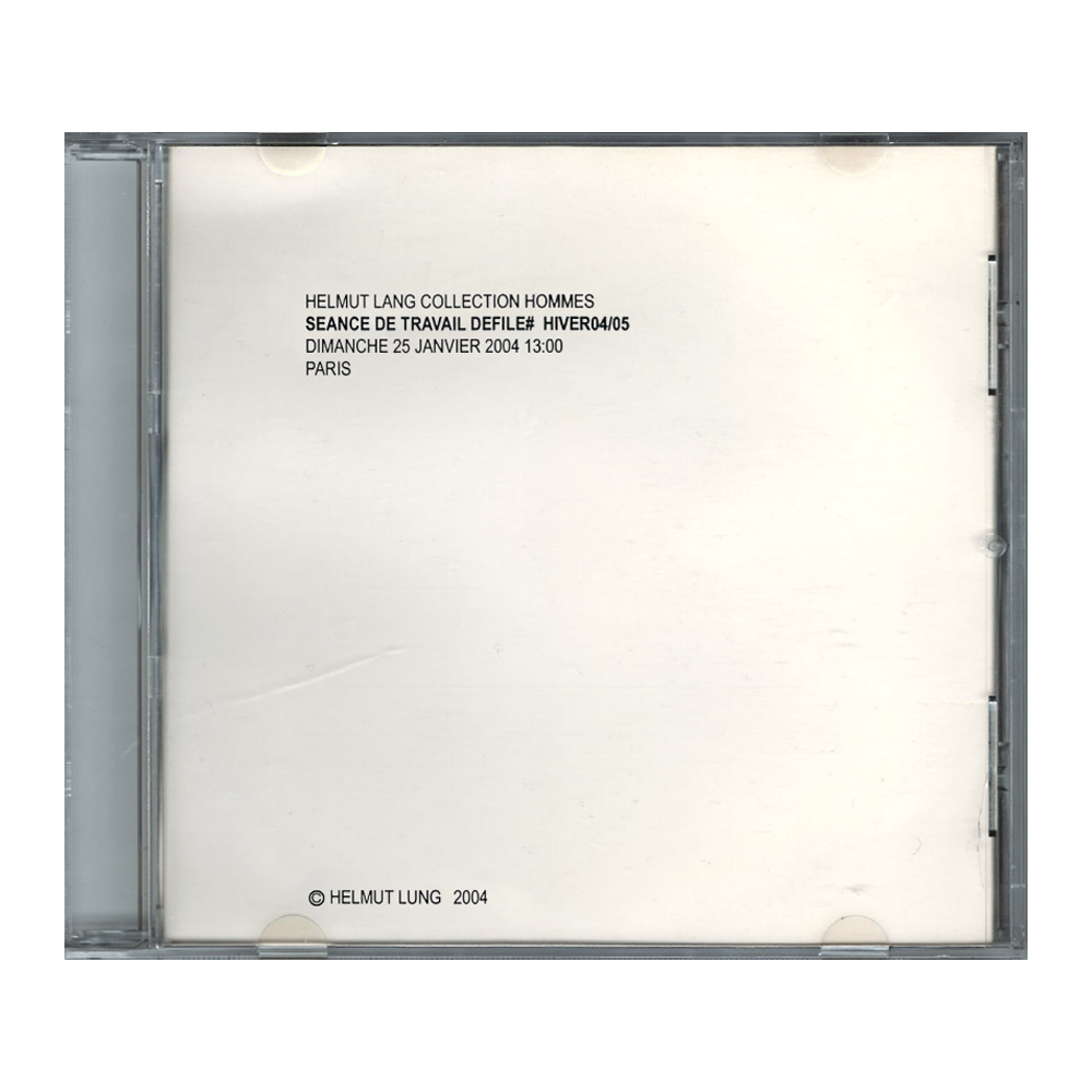 Helmut Lang Winter 04/05 CD