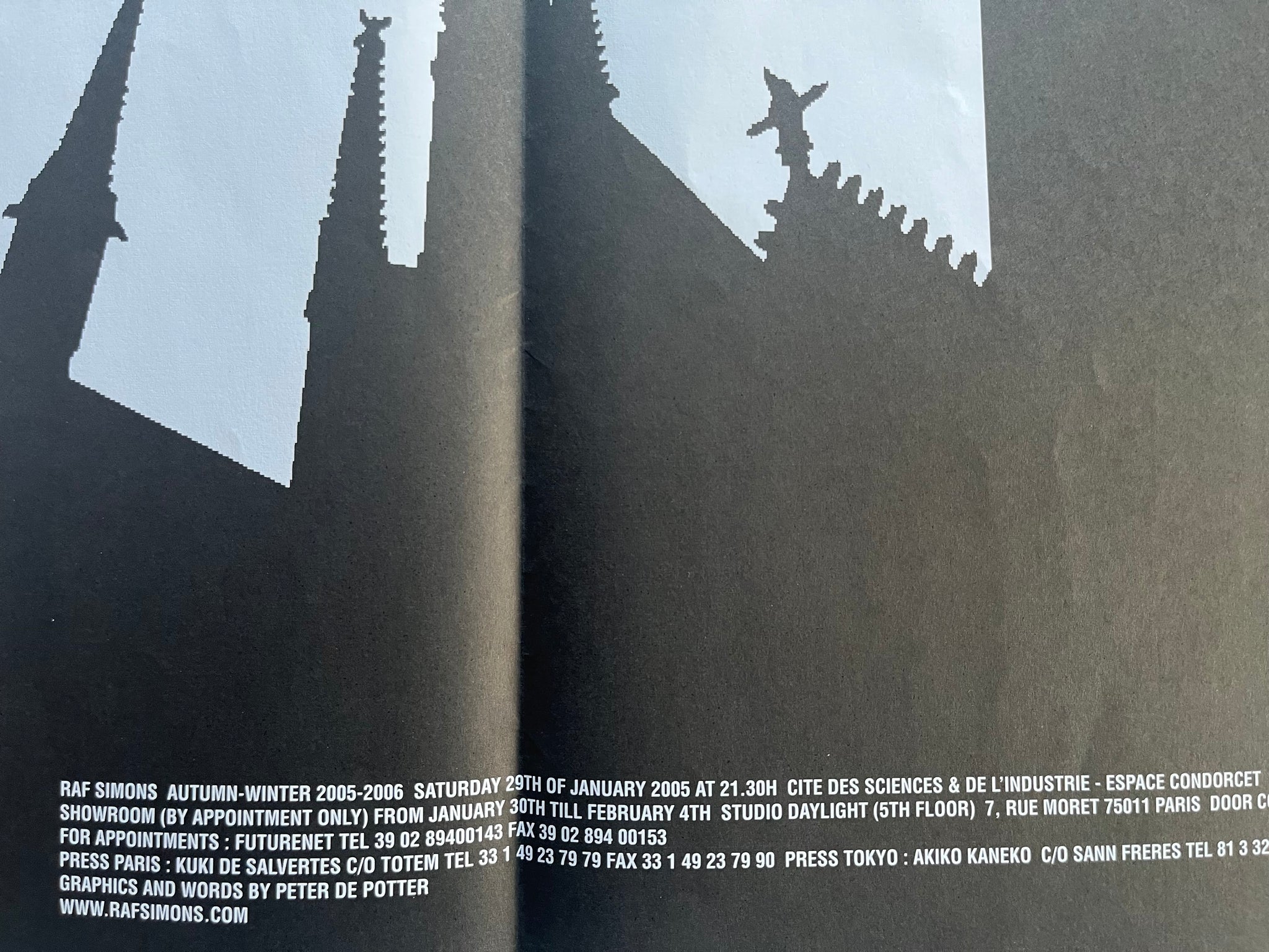 Raf Simons AW05-06 Poster Invitation