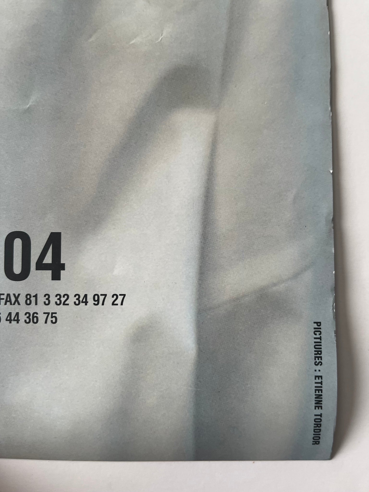 Raf Simons SS04 Poster