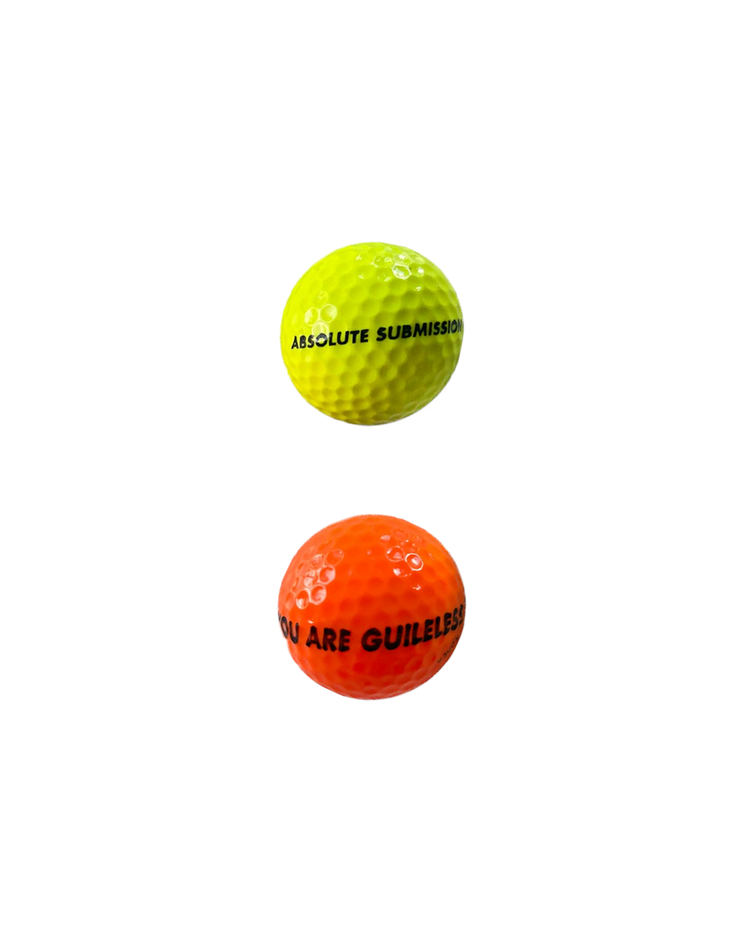 Jenny Holzer Golf Balls