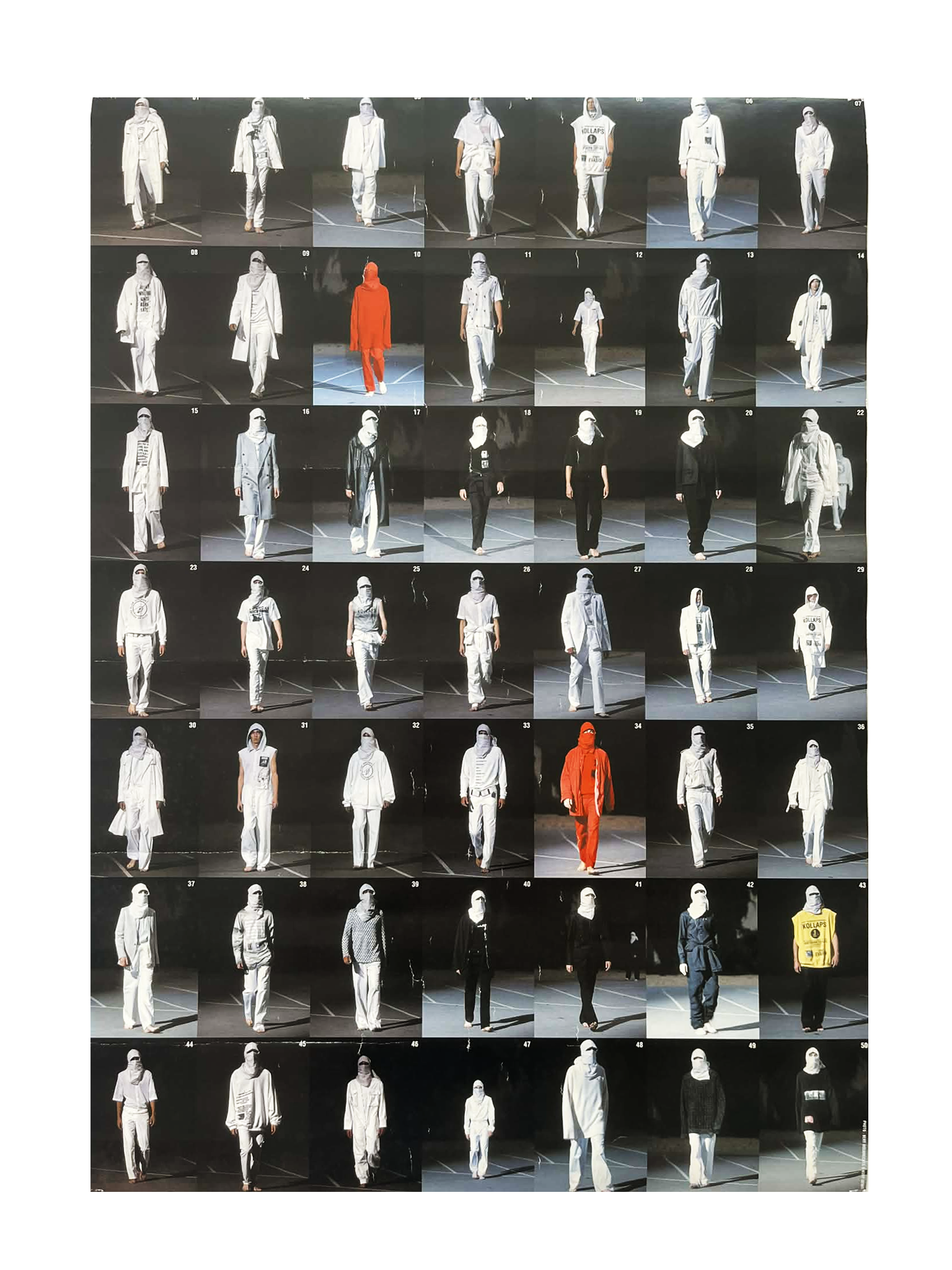 RARE) RAF SIMONS POSTER 希少 ラフ シモンズ ポスター 7 条raf RARE) RAF SIMONS POSTER 希少 ラフ シモンズ ポスター 7 条raf