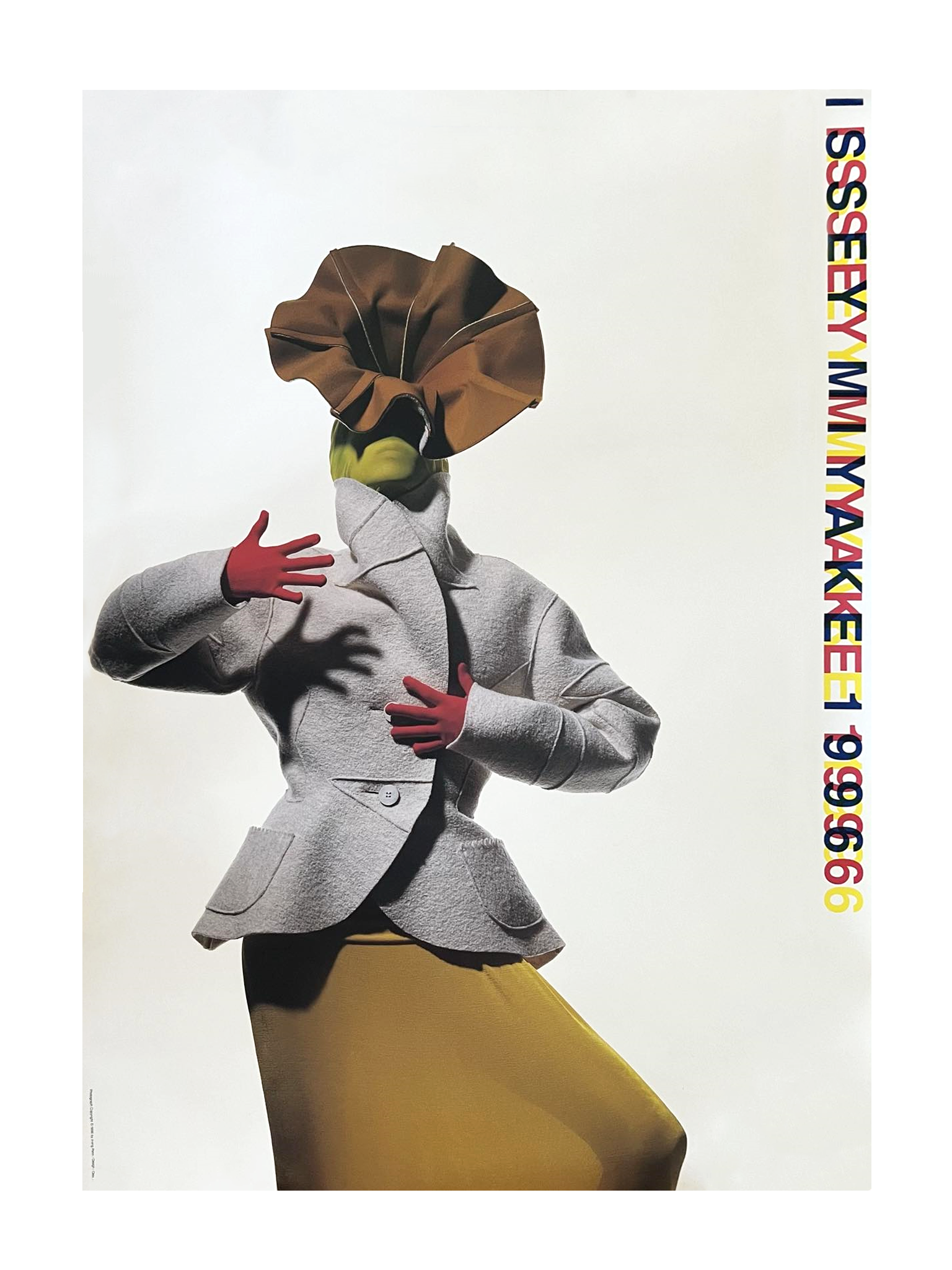 希少Issey Miyake in Museumパンフレット　ポスター　イッセイ Issey Miyake 1996 Poster – Offbrand Library