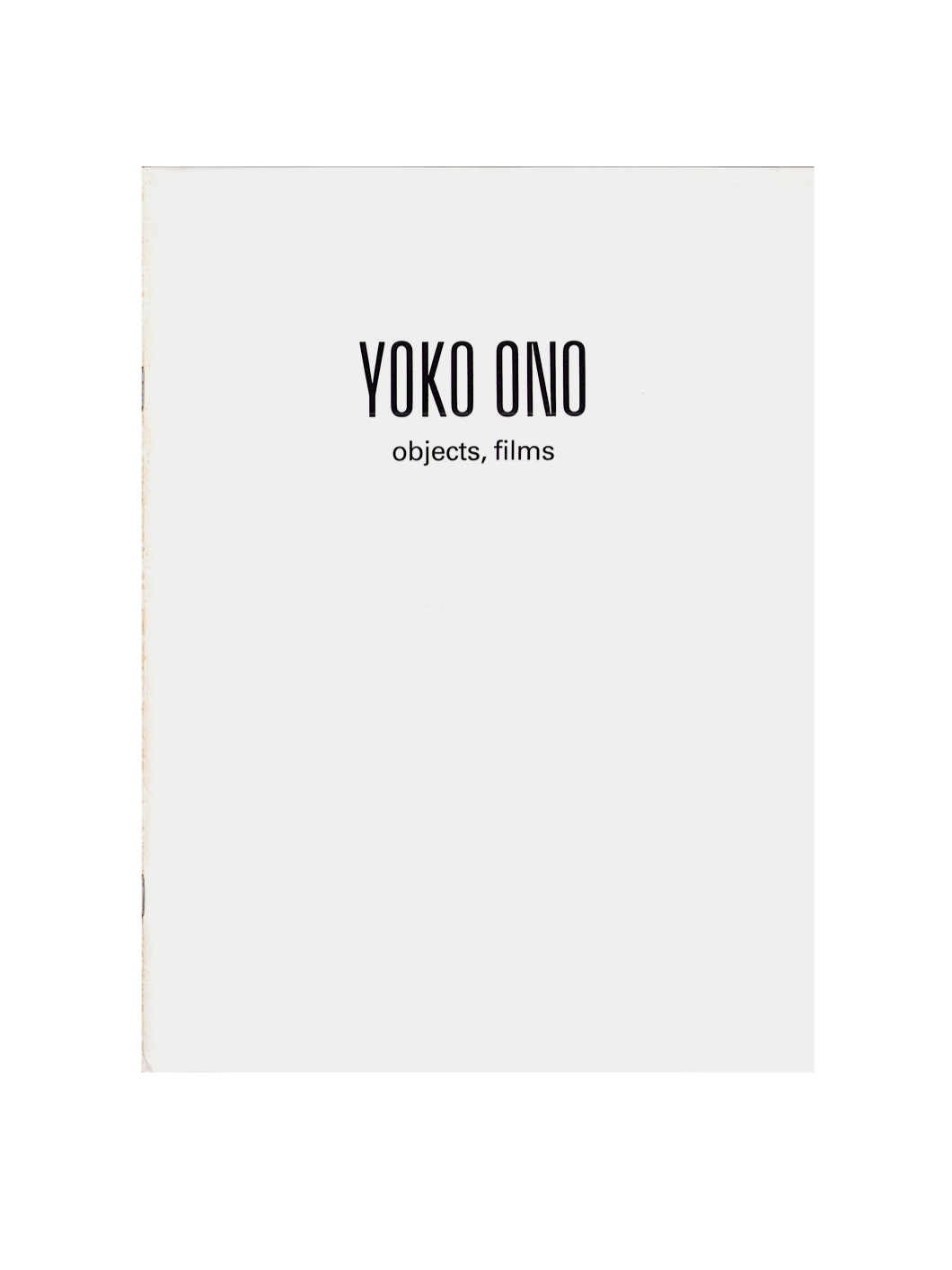 Objects,Films - Yoko Ono