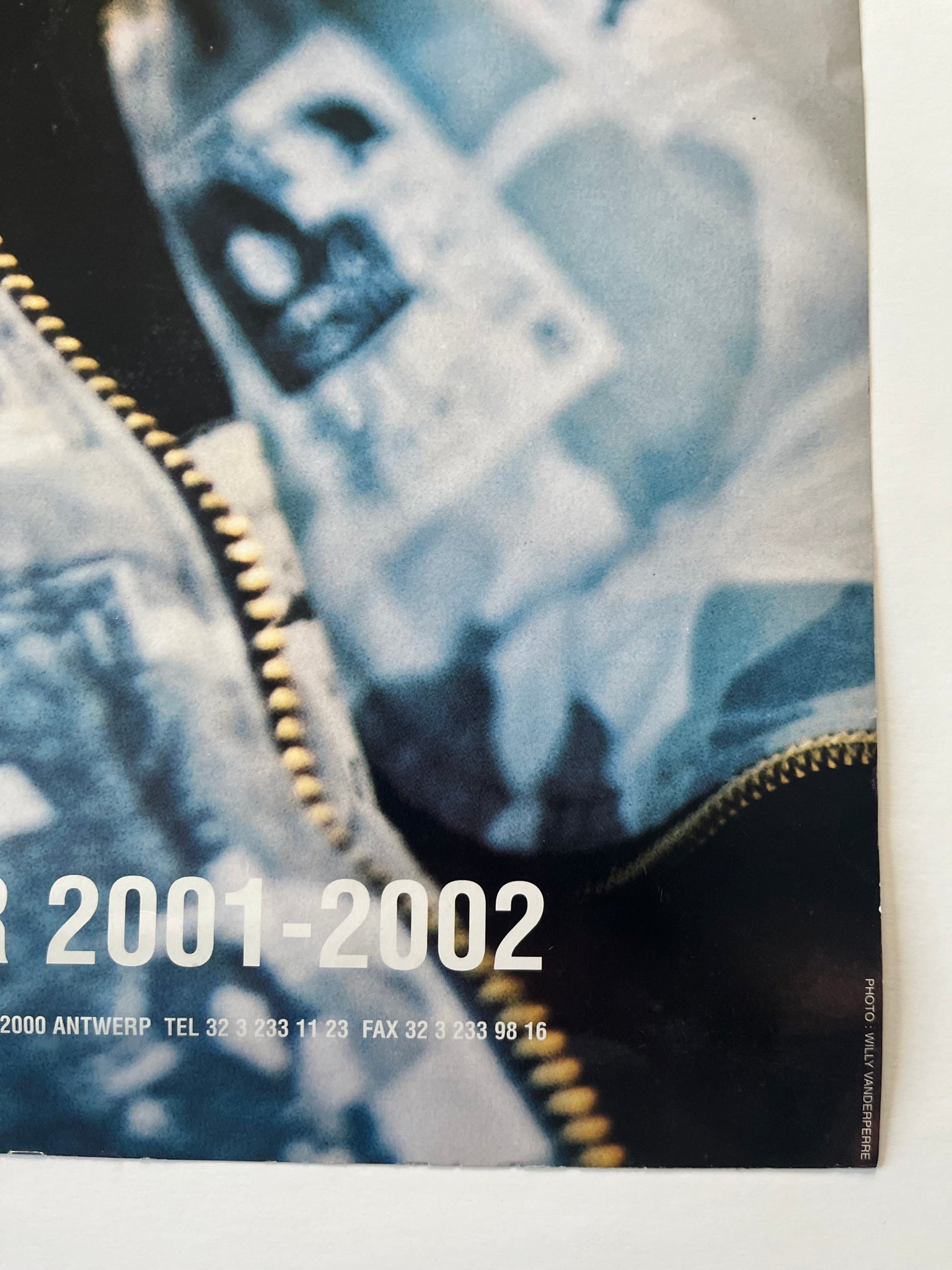 Raf Simons AW01/02 Poster