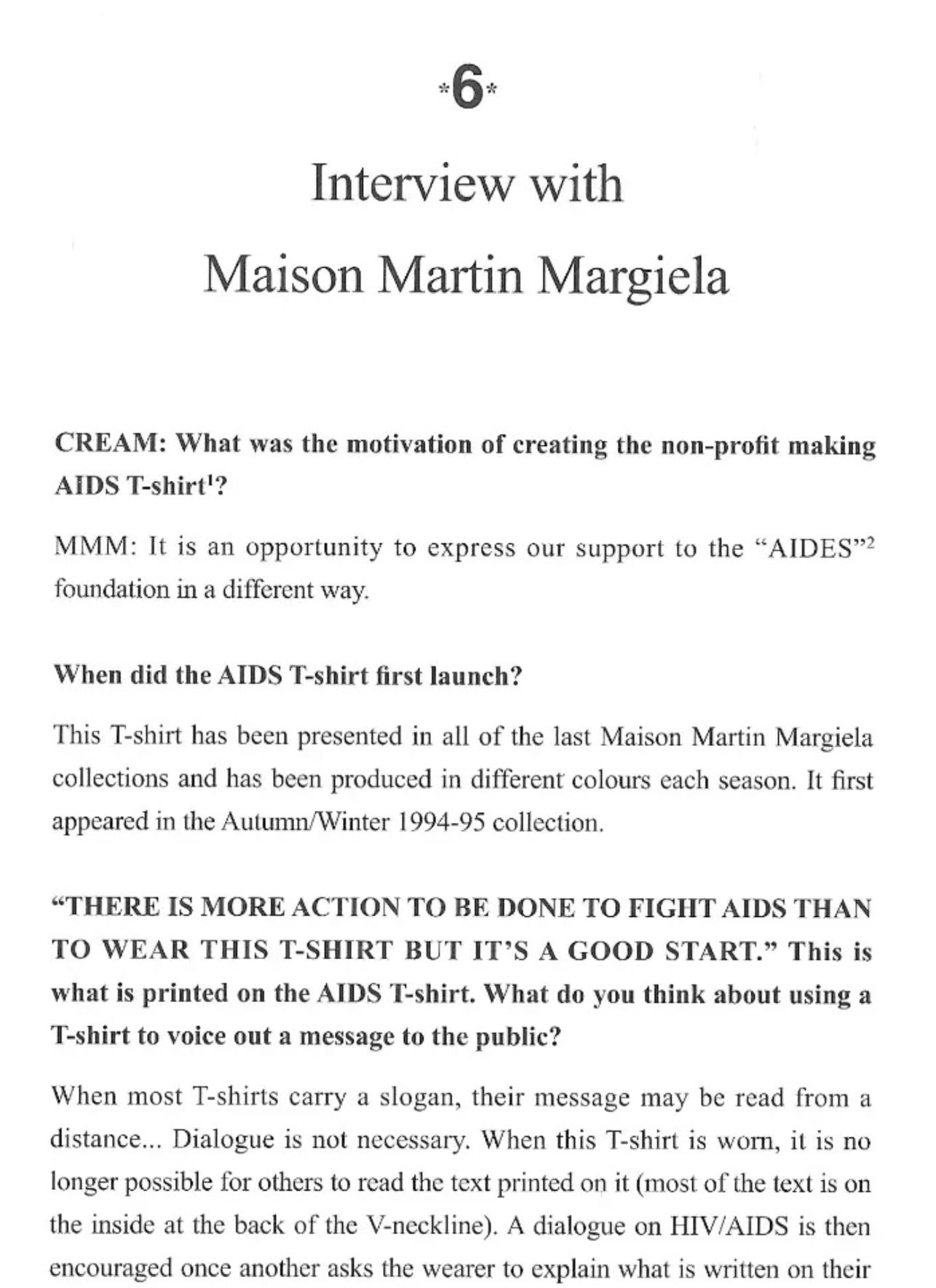 Cream #9 - Margiela – Offbrand Library