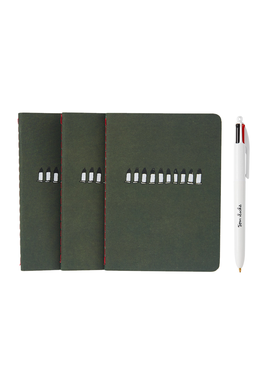 Ten Bullets Notebooks + Studio Pen - Tom Sachs