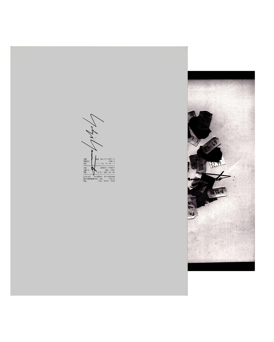 yohji yamamoto 1995-1996 A/W カタログ Yohji Yamamoto A/W 95-96 – Offbrand Library